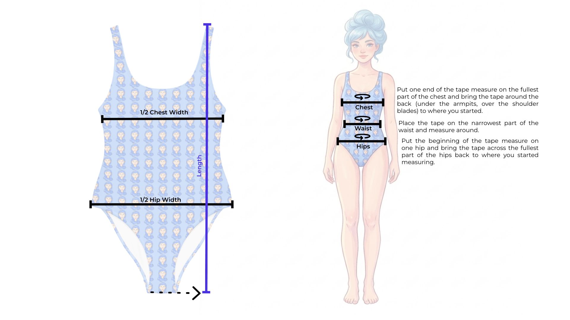 One-Piece Size Guide